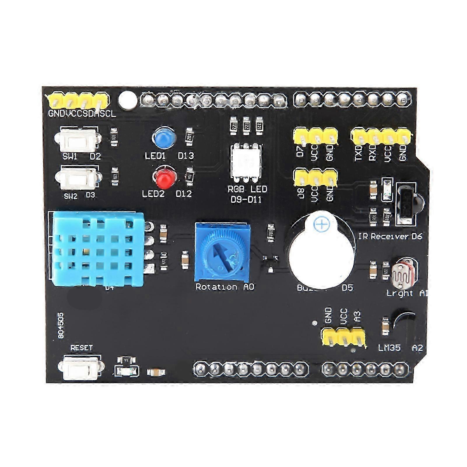 9 in 1 Multifunction Expansion Board LM35 Temperature Humidity Sensor Module