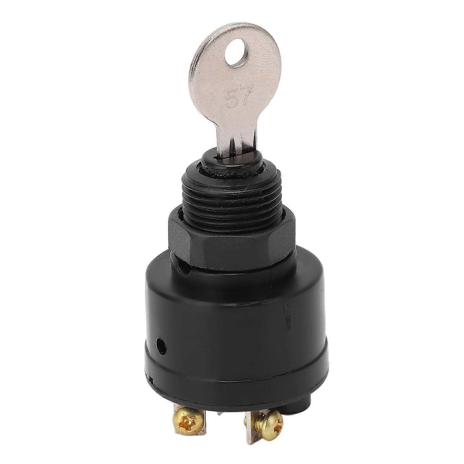 6 Screw 3 Positon Ignition Key Switch 393301 With 2 Keys for OMC Inboard Outboard Powered Boats