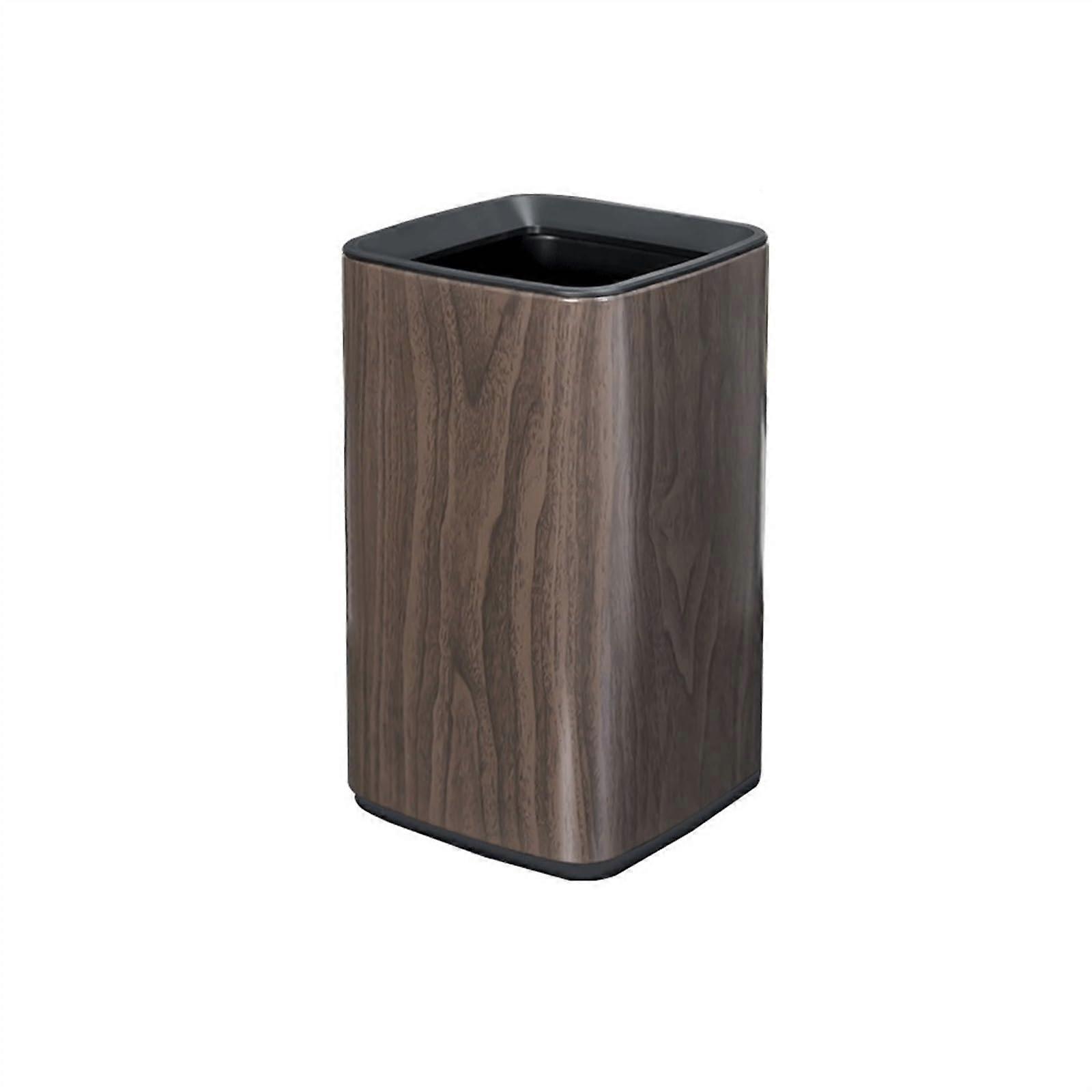 Garbage Bin Stainless Steel Trash Can Open  Trash Can Square Kitchen Trash Can Home Office Waste Paper Basket