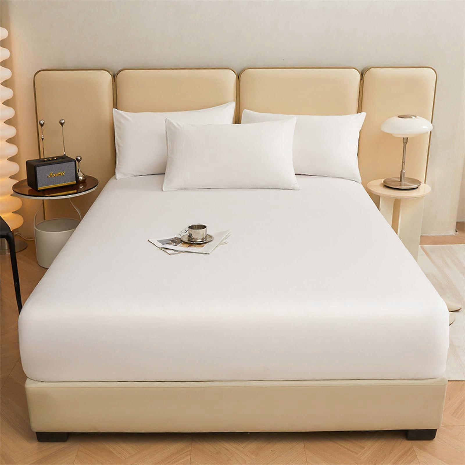 Cotton Bed Fitted Sheets Single 120x200+25cm Soft Cotton Fitted Sheet For Single Bed