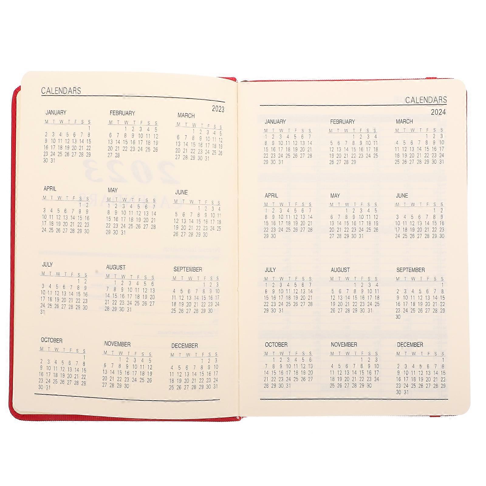 2023 Notebook The Notebook Weekly Planner Sheets The Red Notebook Office Student