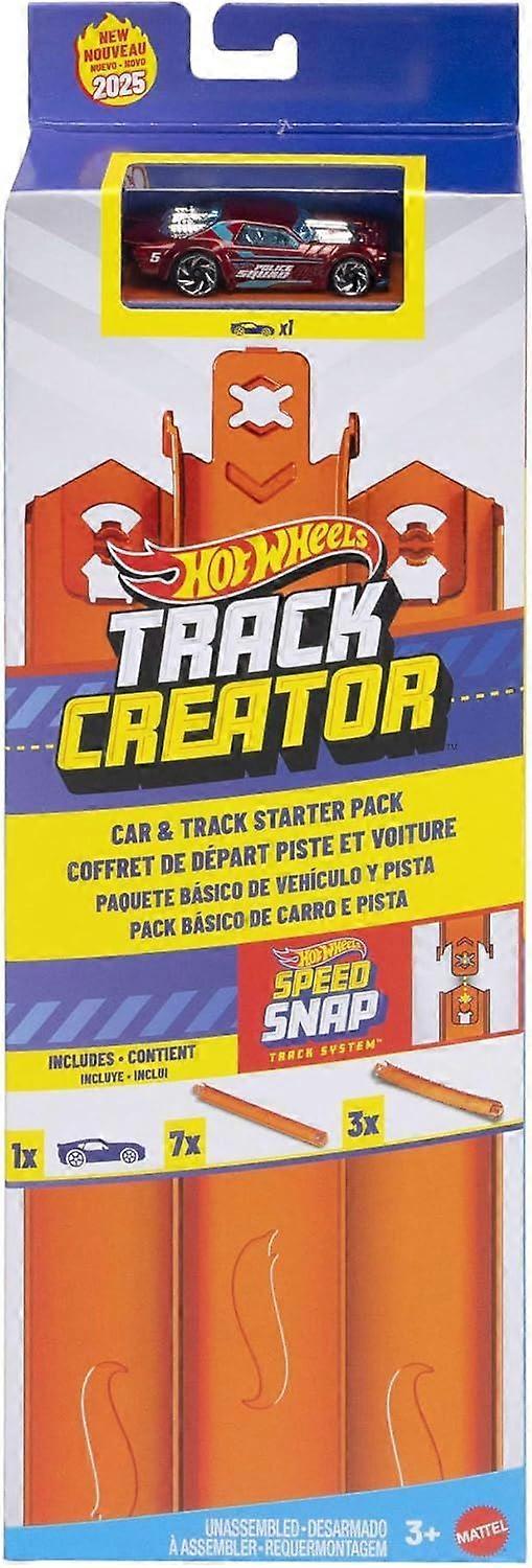 Hot Wheels - Track Creator - Track & Car Starter Pack Toy