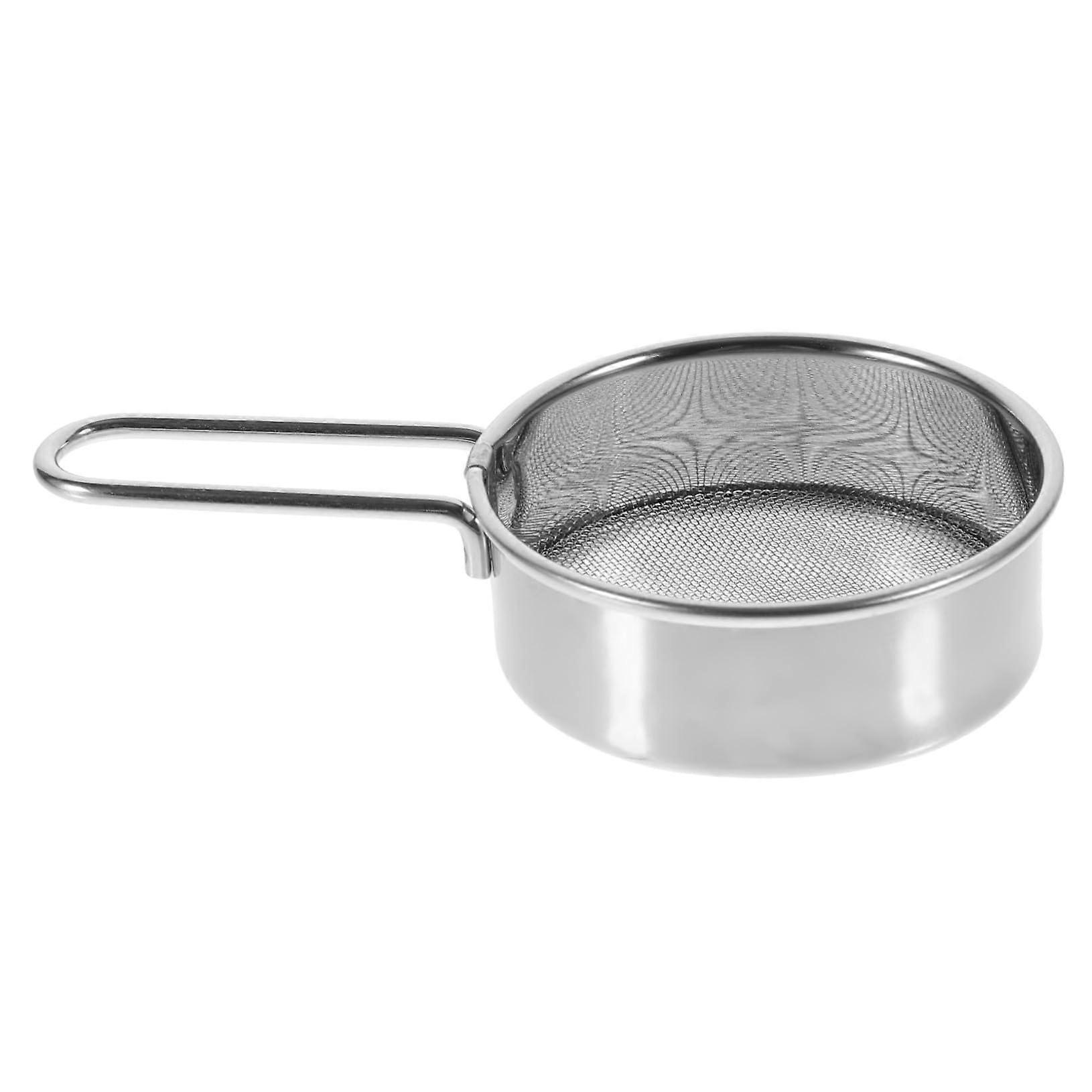 Handheld Flour Sifter Fine Mesh Stainless Steel Baking Tool for Powdered Sugar and Cocoa