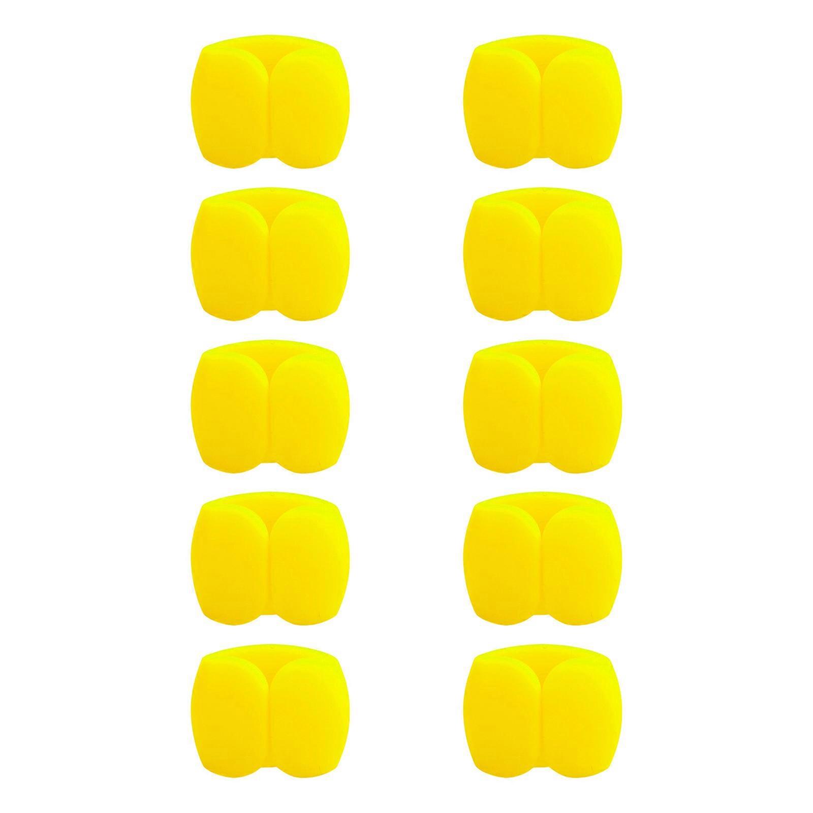 Multifunction Cord Keeper Clip Winder For Phone Charge Earphone Wire Tangling Prevention Easy To Use Design  yellow