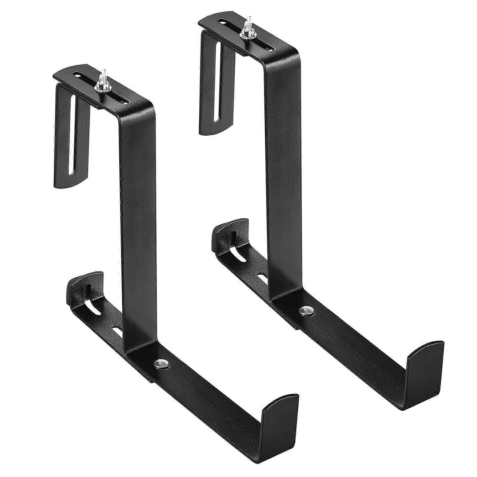 Eease Adjustable Planter Box Brackets Wall Mounted Hooks Flower Baskets Holder