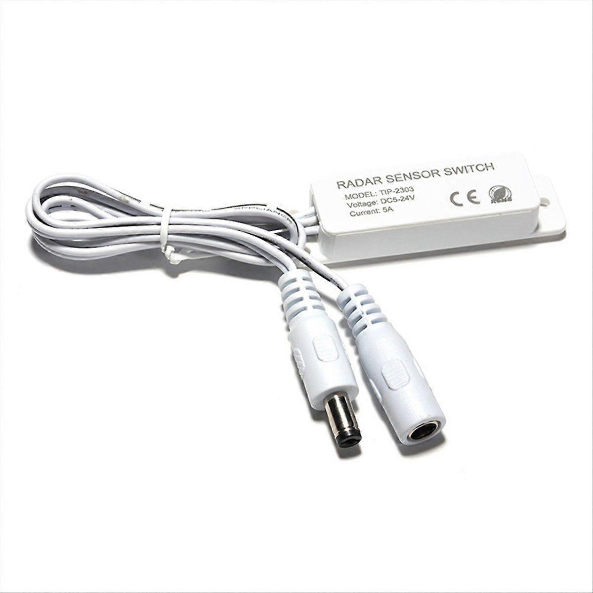 DC 5-24V 5.8G Microwave Radar Sensor Switch Controller Human Body Induction for PWM LED Monochrome Bar Light