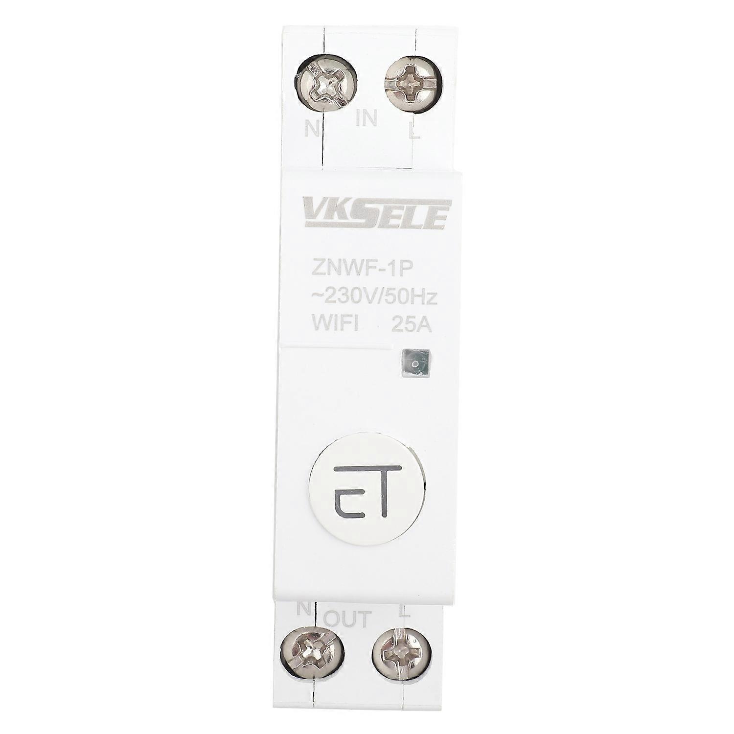 Intelligent WIFI Circuit Breaker Remote Control Switch for Distribution Box 1P AC230V IP20