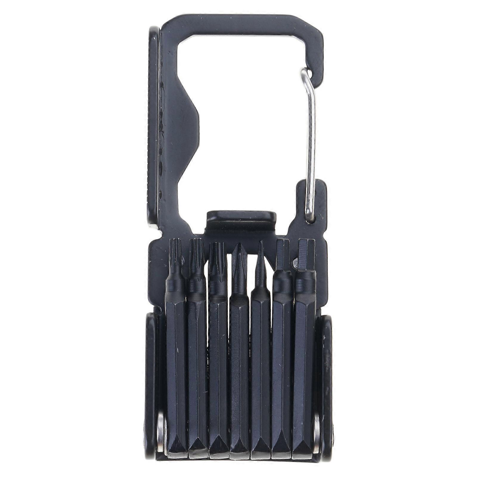 Folded Screwdriver Tool Convenient Multipurpose Versatiles Household Screwdriver for Quickly Fixes and Easy Portability Multicolor