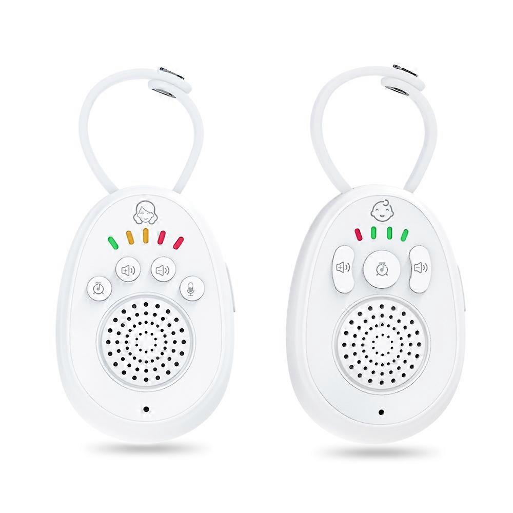 ABM01 2.4GHz Wireless Baby Monitor  Audio Small Portable Babyphone Monitor Two-way Audio Function Intercom Rechargeable Battery