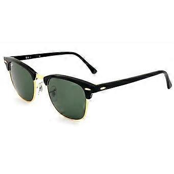 Sonnenbrille – RAY-BAN – RB 3016 – Clubmaster – Schwarz, Gold, Grün – Unisex