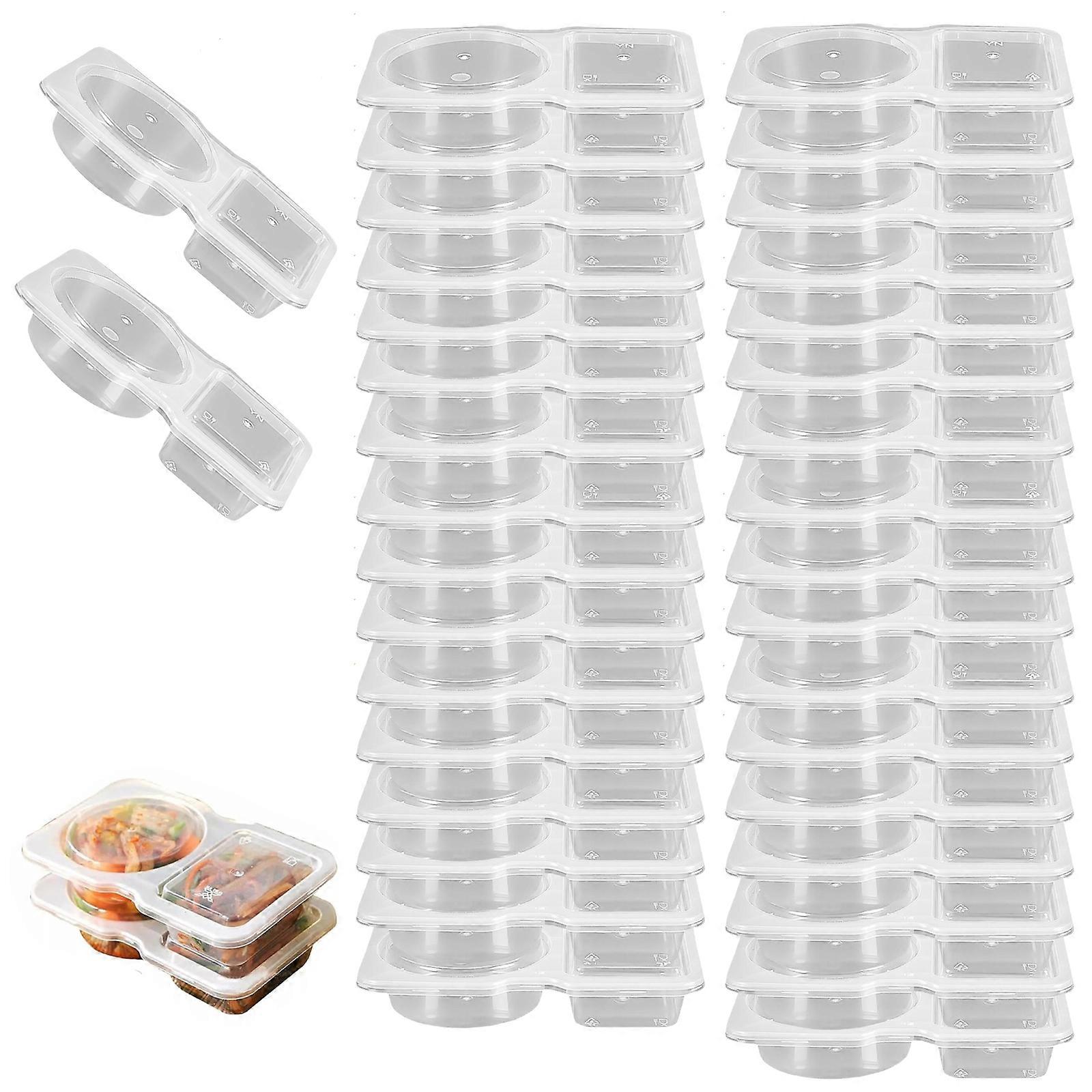 Travel Friendly Snacks Container Condiment Container Snacks Storage Box with Lid Food Container Snacks Organizers Multicolor