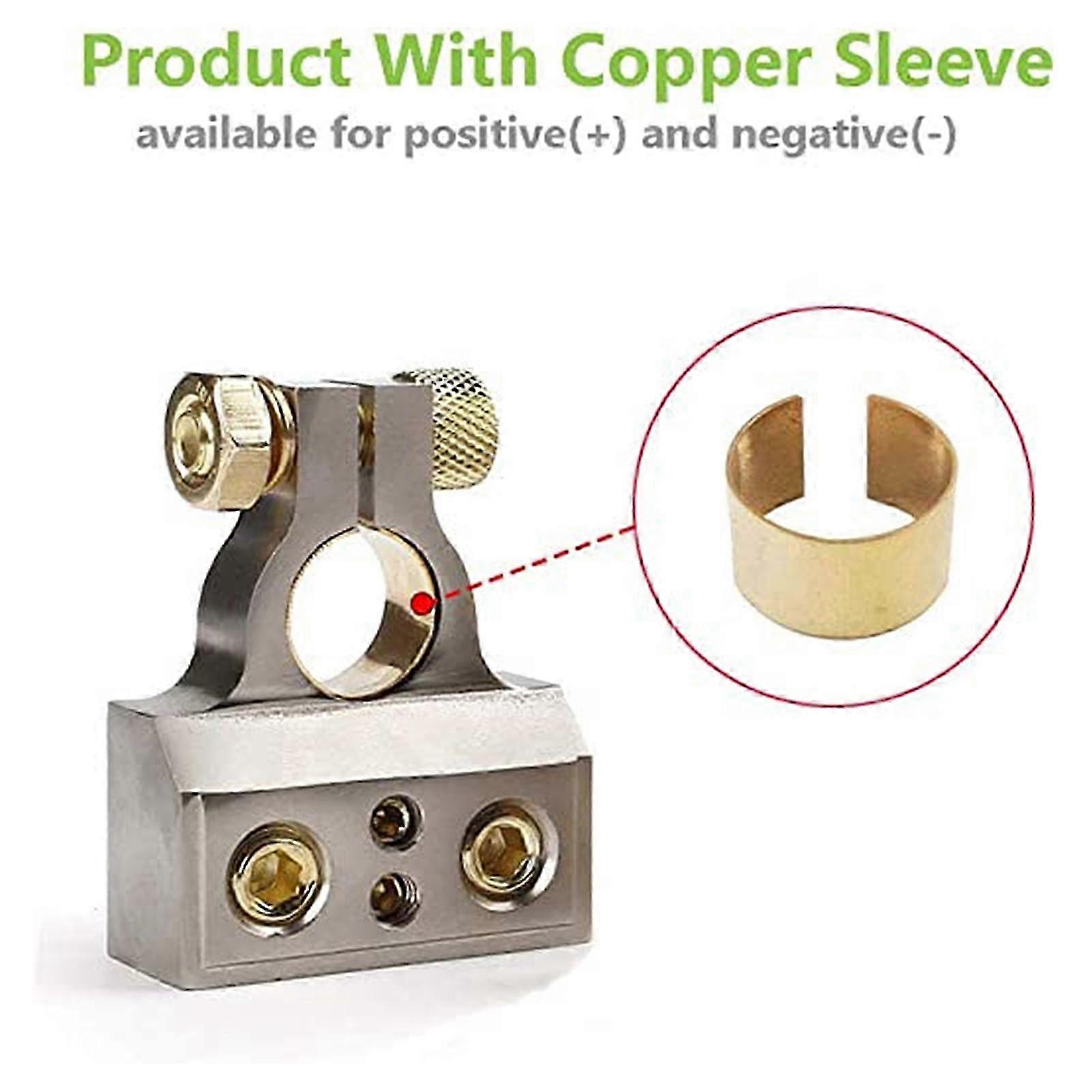 Marine Battery Terminal Connector Negative Positive 0/4/8/10 AWG