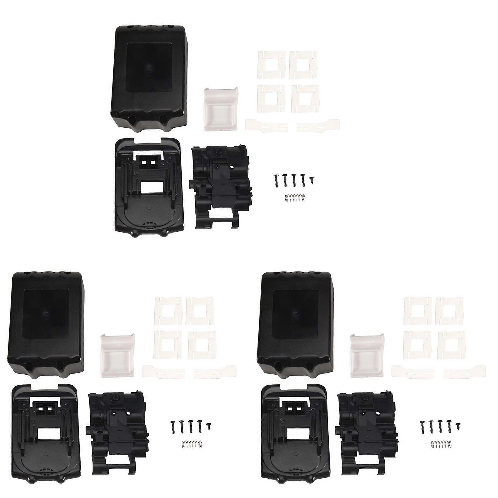 3X BL1830 with Li-Ion Power Tools Battery Case Replacement for 18V BL1840 BL1850 Plastic Shell