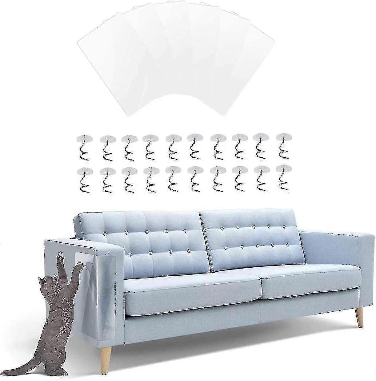 6-Piece Cat Scratch Protector for Canap & Furniture - Anti-Scratch Solution