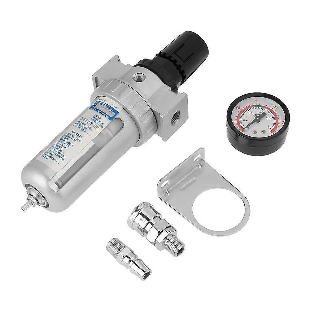 Rc1/4" Air Compressor Moisture Water Trap Filter Regulator with Mount Connection