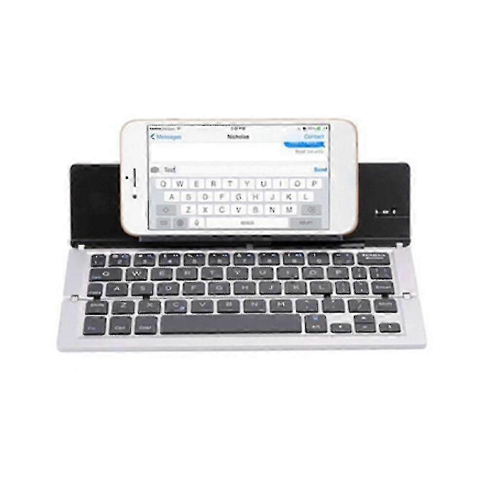 w Portable Folding Wireless Bluetooth-compatible Keyboard Keypad for iPad Mobile Phone Tablet