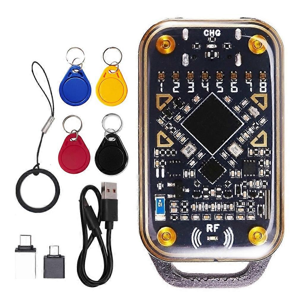Chameleon Ultra Smart Card Emulator+4xCUID Keychain RFID Smart Chip Reader 125Khz 13.56Mhz Card Decode NFC Duplicator