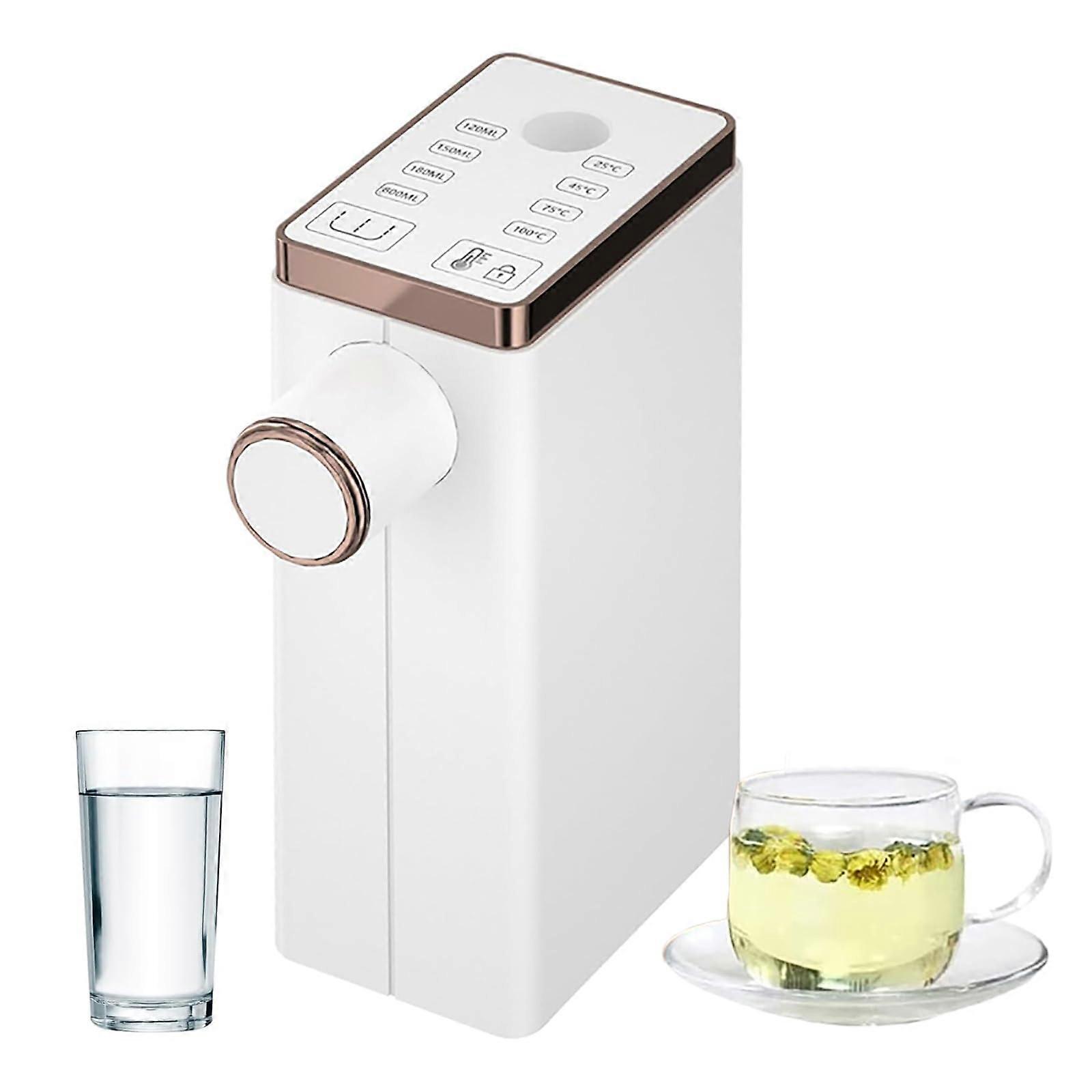 Instant Hot Water Dispenser 1.6L Digital Boiler with Child Lock, 2100W Fast Heating, Adjustable Temperature for Home and Office