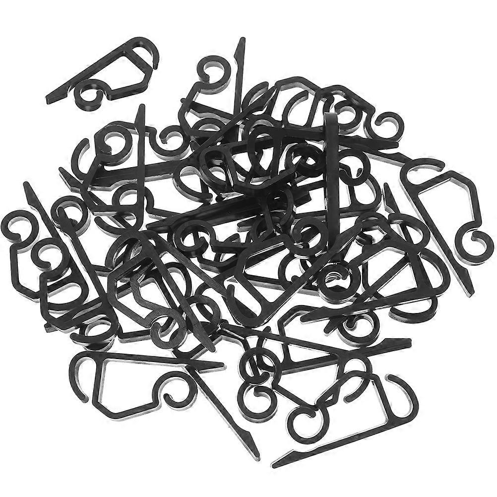 Christmas Gutter Hooks Light Clips for Outdoor 100Pcs