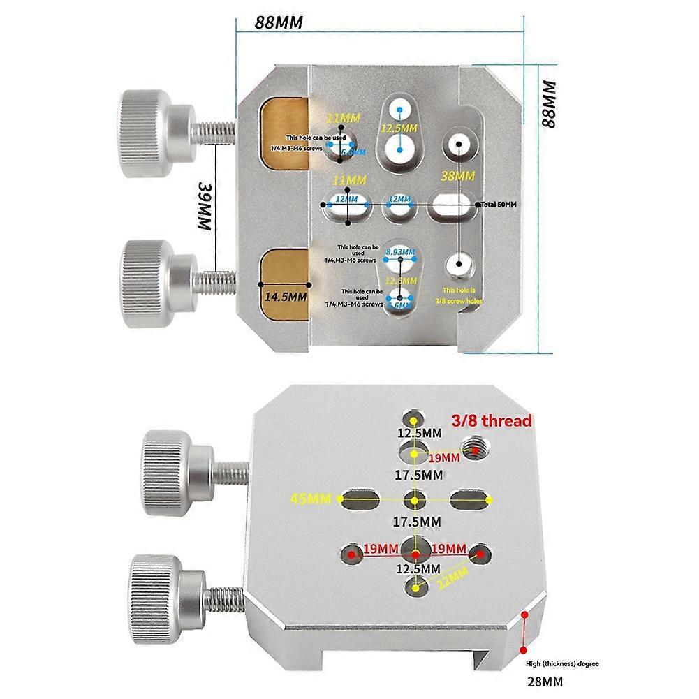 Dovetail Reinforced Double Fixed Large Dovetail Slot Astronomical Telescope Accessory Star Finder Support Equatorial,A