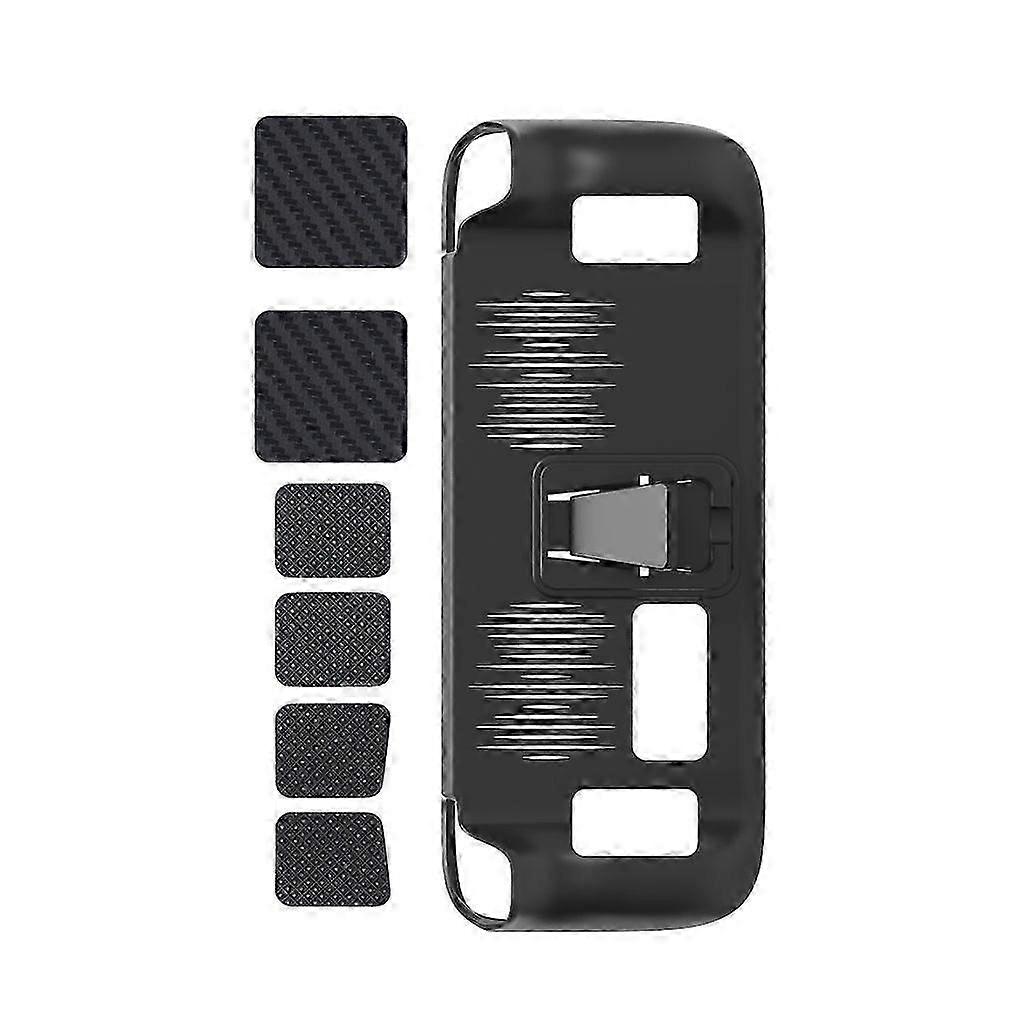 For Steam Deck Game Console Shell-Case With Bracket Shockproof Anti-drop Cover