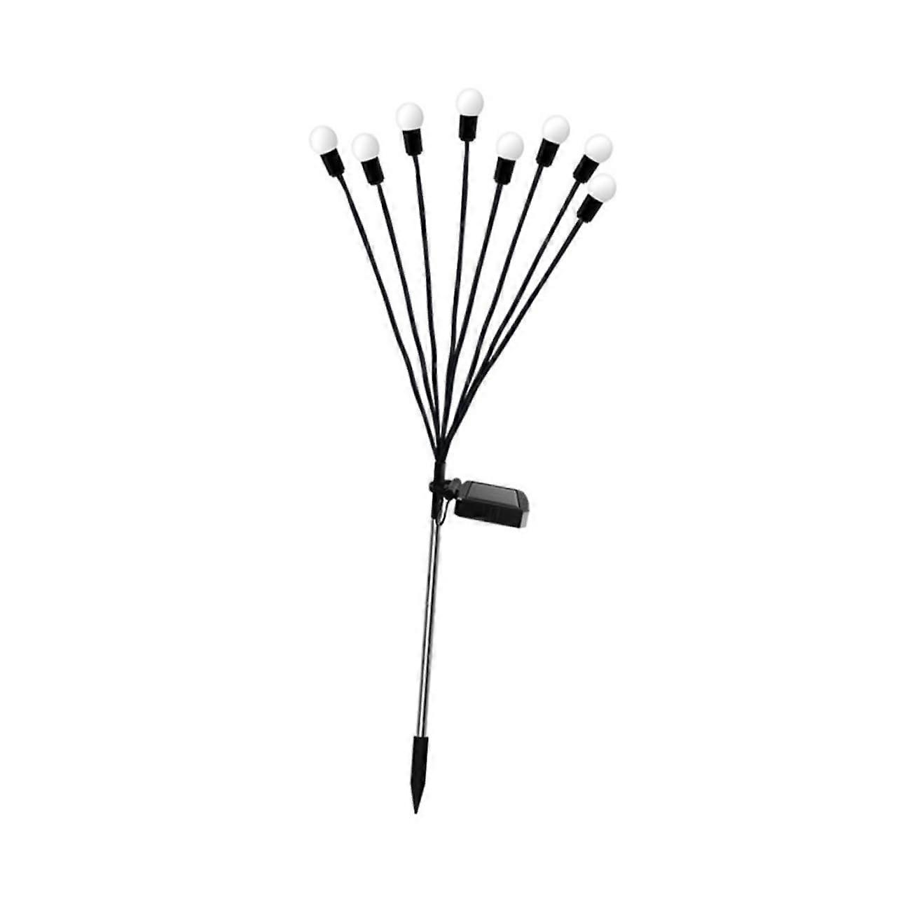 Solar Garden Lights with Auto Light Sensor, Weatherproof Outdoor Pathway Lighting, 8LED Energy Saving