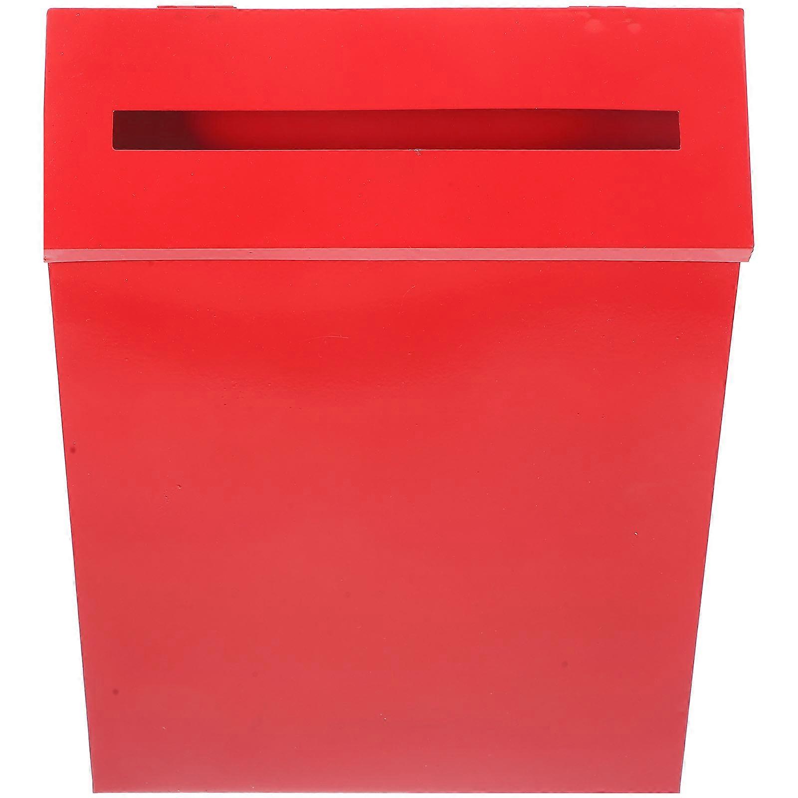 Wall Mounted Metal Mailbox Large Capacity Letter Container for Home