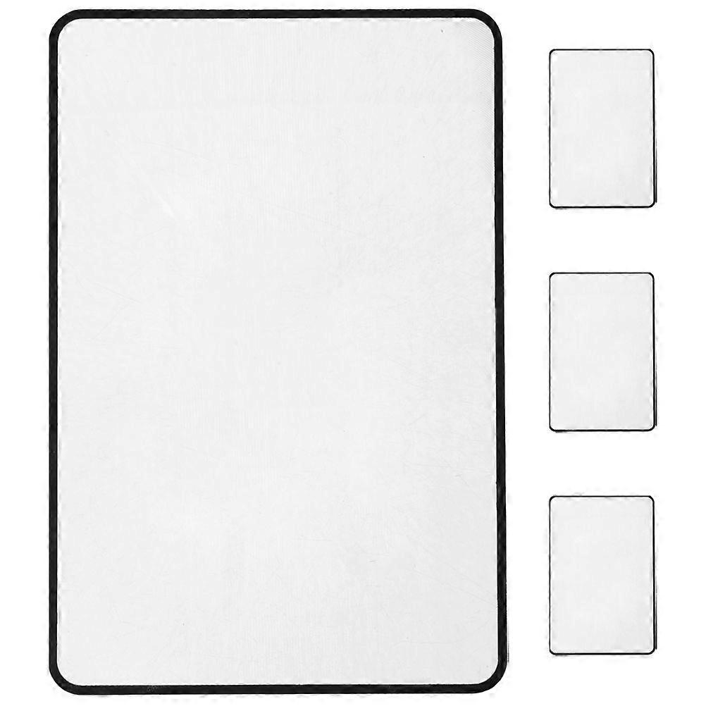 Magnifier Bookmark for Reading 4Pcs Lightweight Handheld Magnifying Sheets