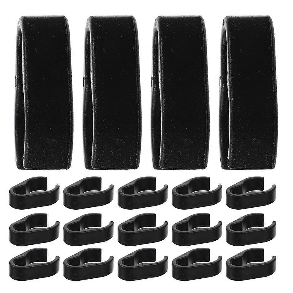 50Pcs Plastic Universal Mic Pole Clamp for Efficient Microphone Cable Holding