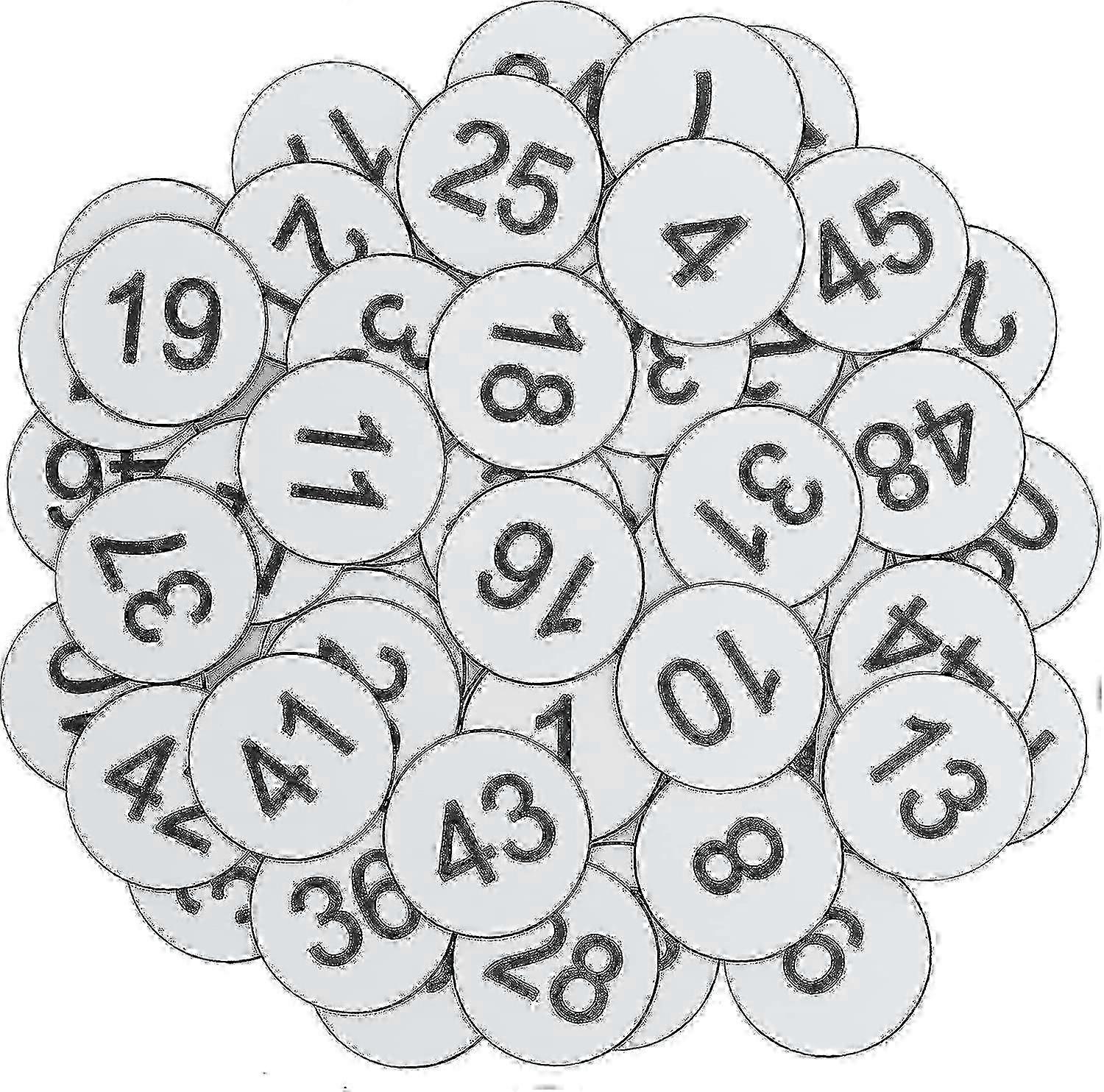 No Hole Design Plastic ID Tags with Engraved Numbers for Dogs