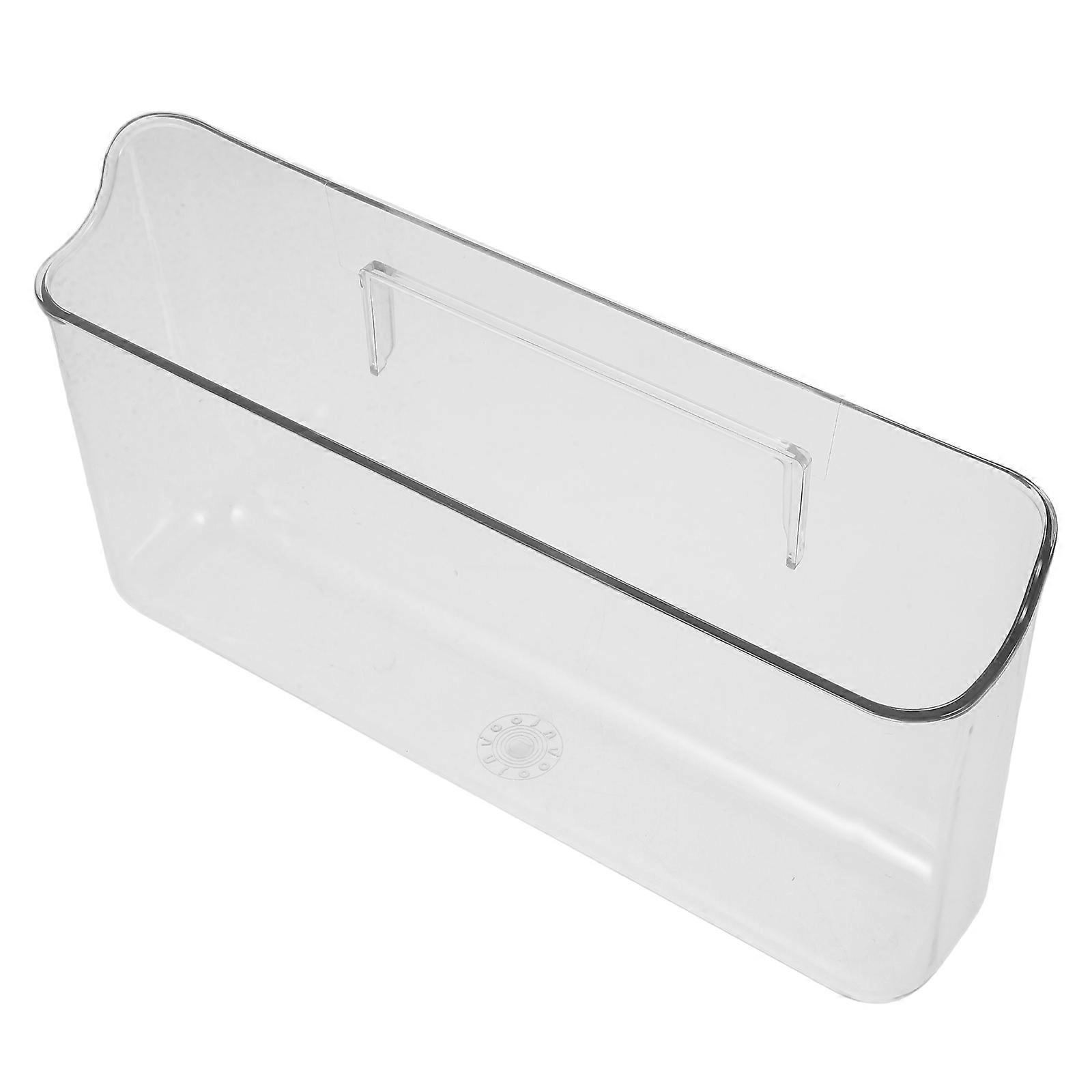 Wall Mount Remote Control Holder Transparent Storage Box