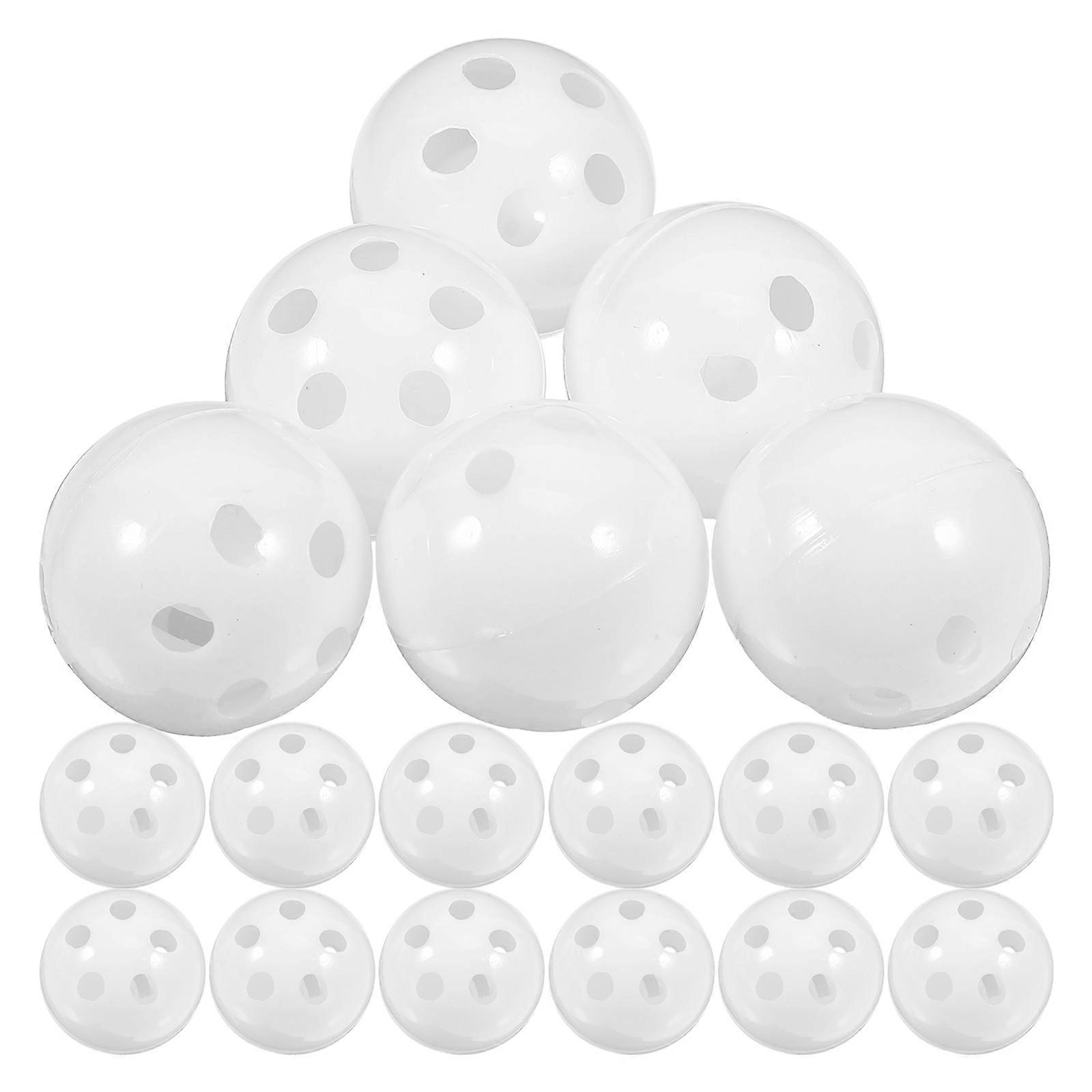 Plastic Insert Dog Toy Squeakers Replacement for Decoration White 20Pcs