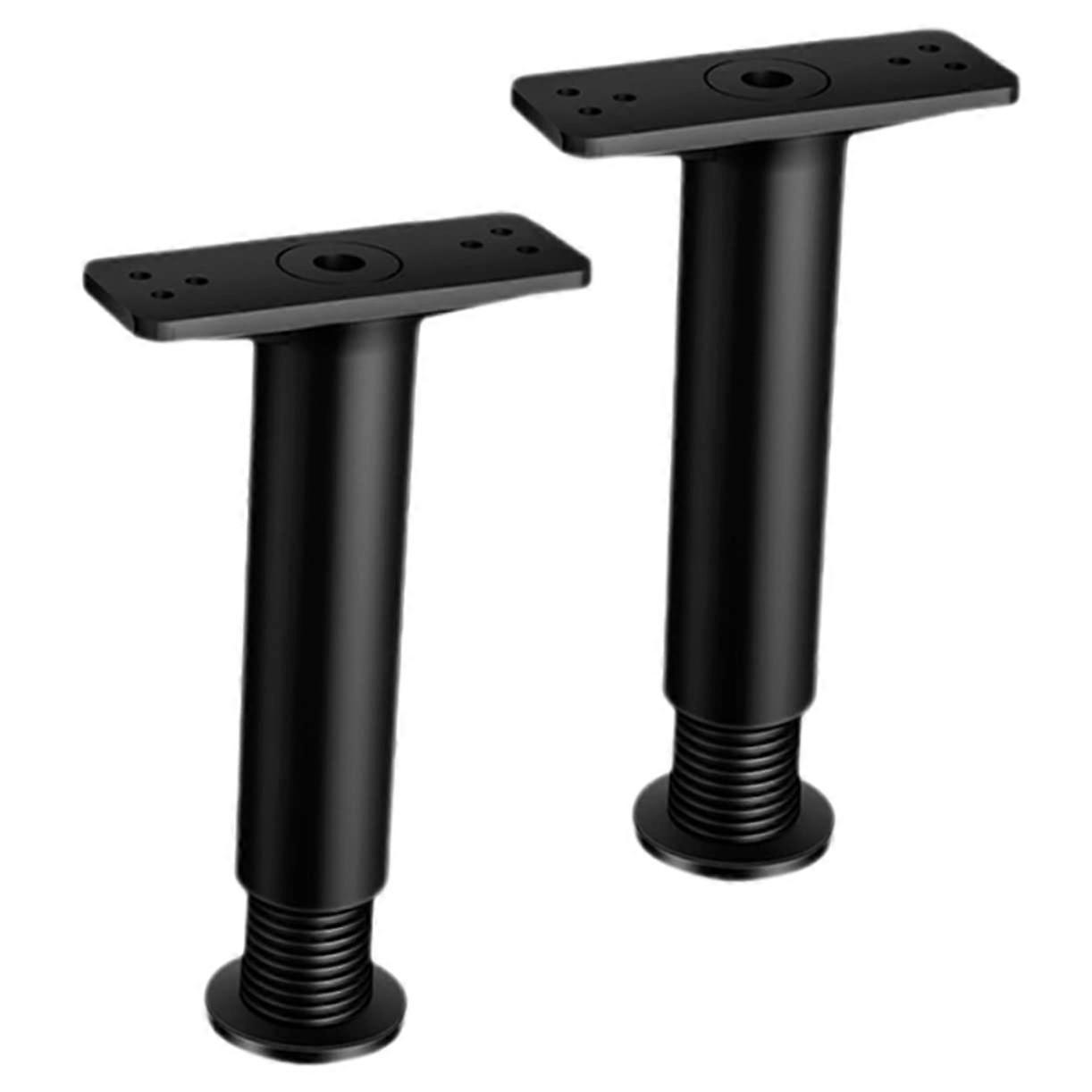 2pcs Adjustable Bed Frame Legs Height Adjustable AntiSagging Replacement Furniture Support