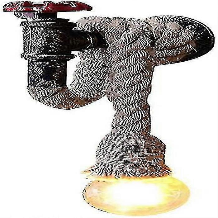Vintage Steampunk Water Pipe Wall Light