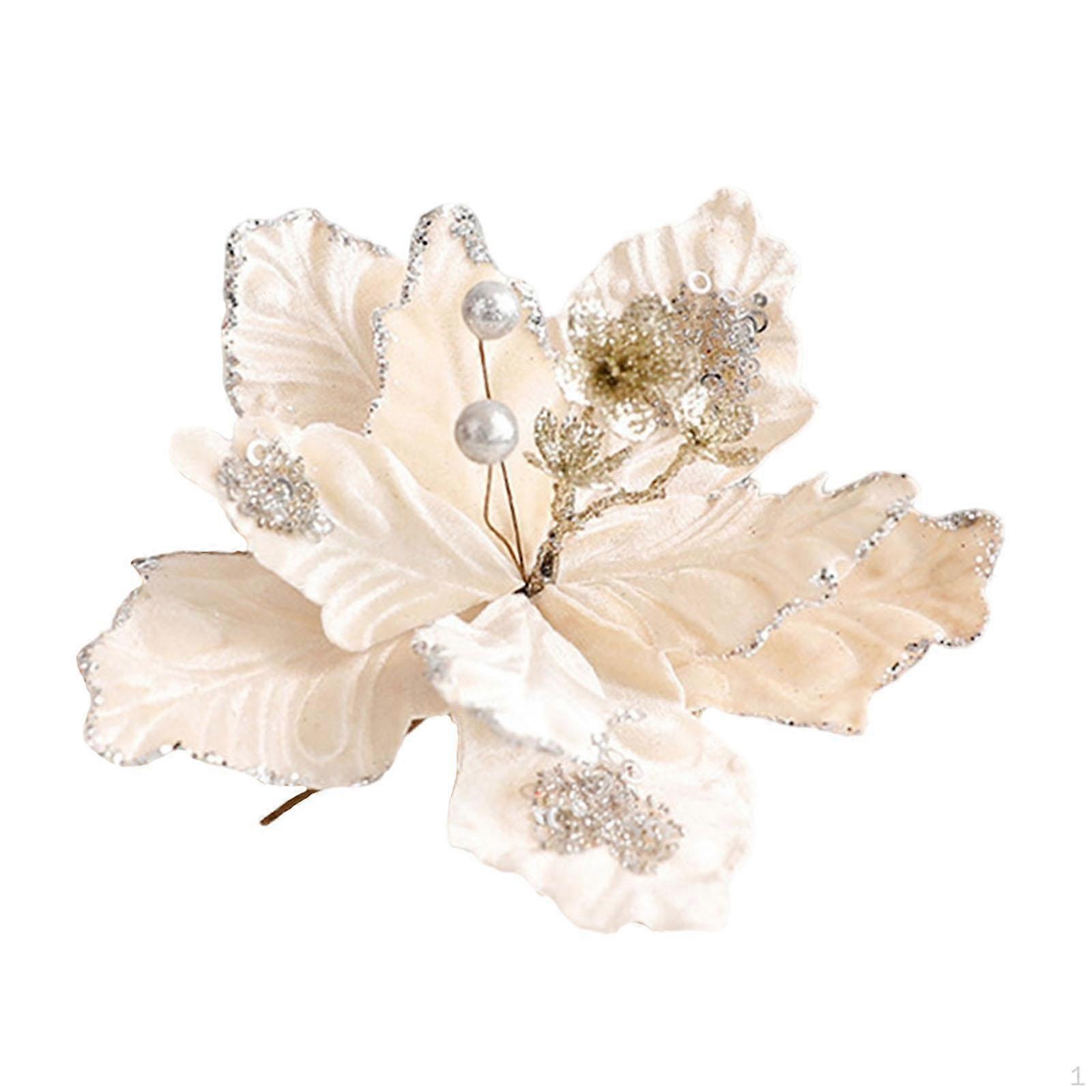 Christmas Decoration Flower Hanging Ornament Elegant Accessory for Tree Creative Versatile