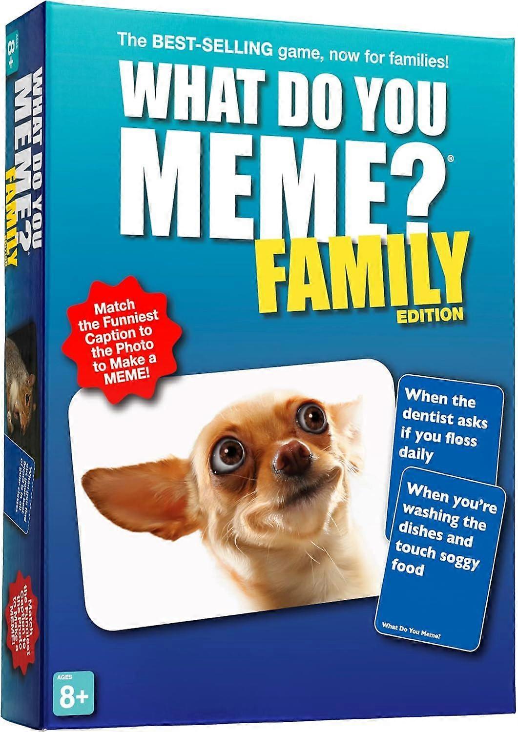 What Do You MEME? Family Edition Card Game