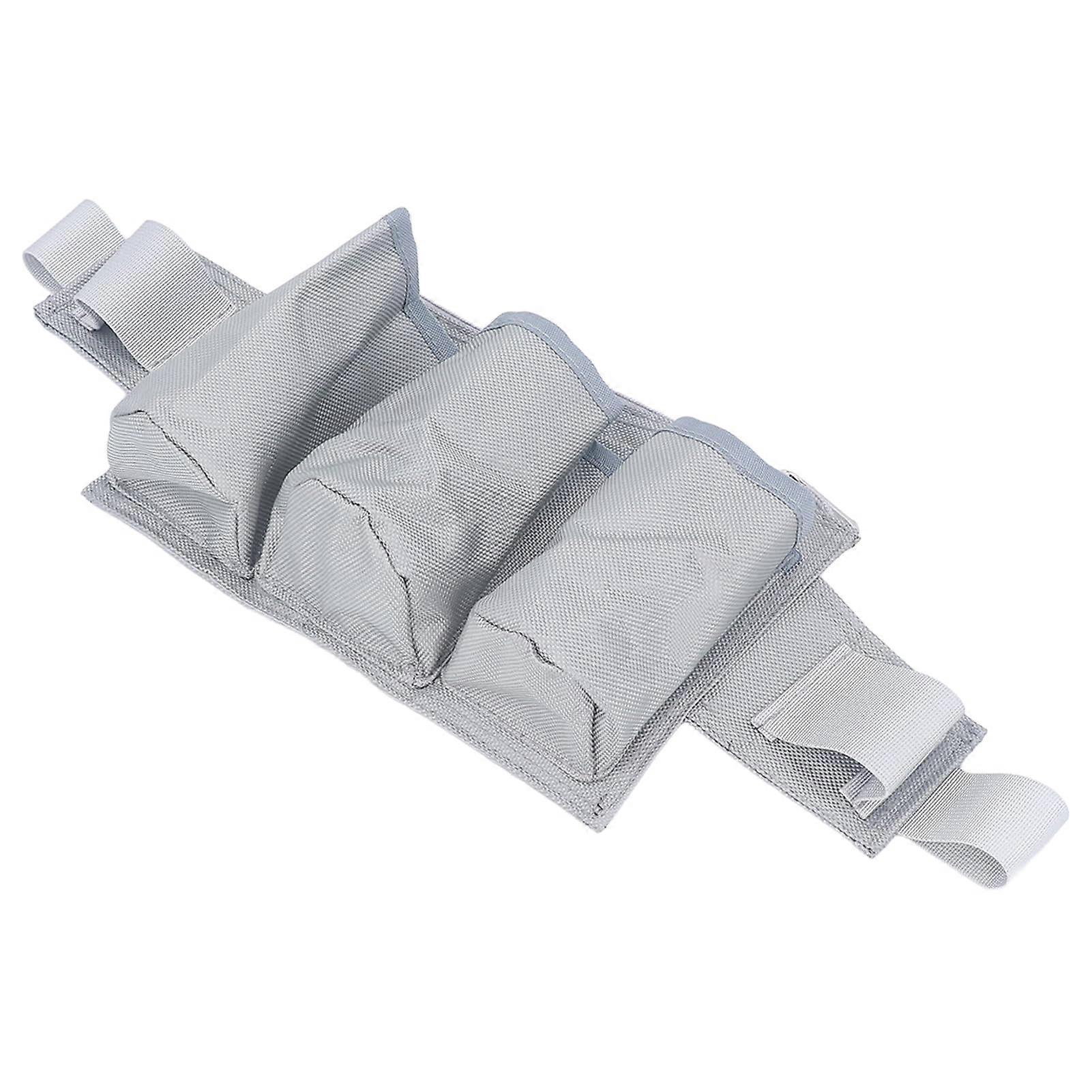 Cleaning Tool Waist Bag with Multiple Large Pockets, Adjustable Waterproof Oxford Belt for Home and Professional Use (Gray)