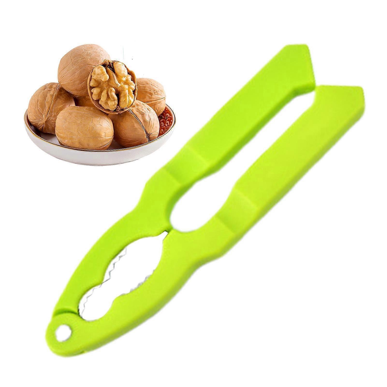 Heavy Duty Nutcracker Walnut Cracker with Ergonomic NonSlip Grip for Nuts and Shellfish Green