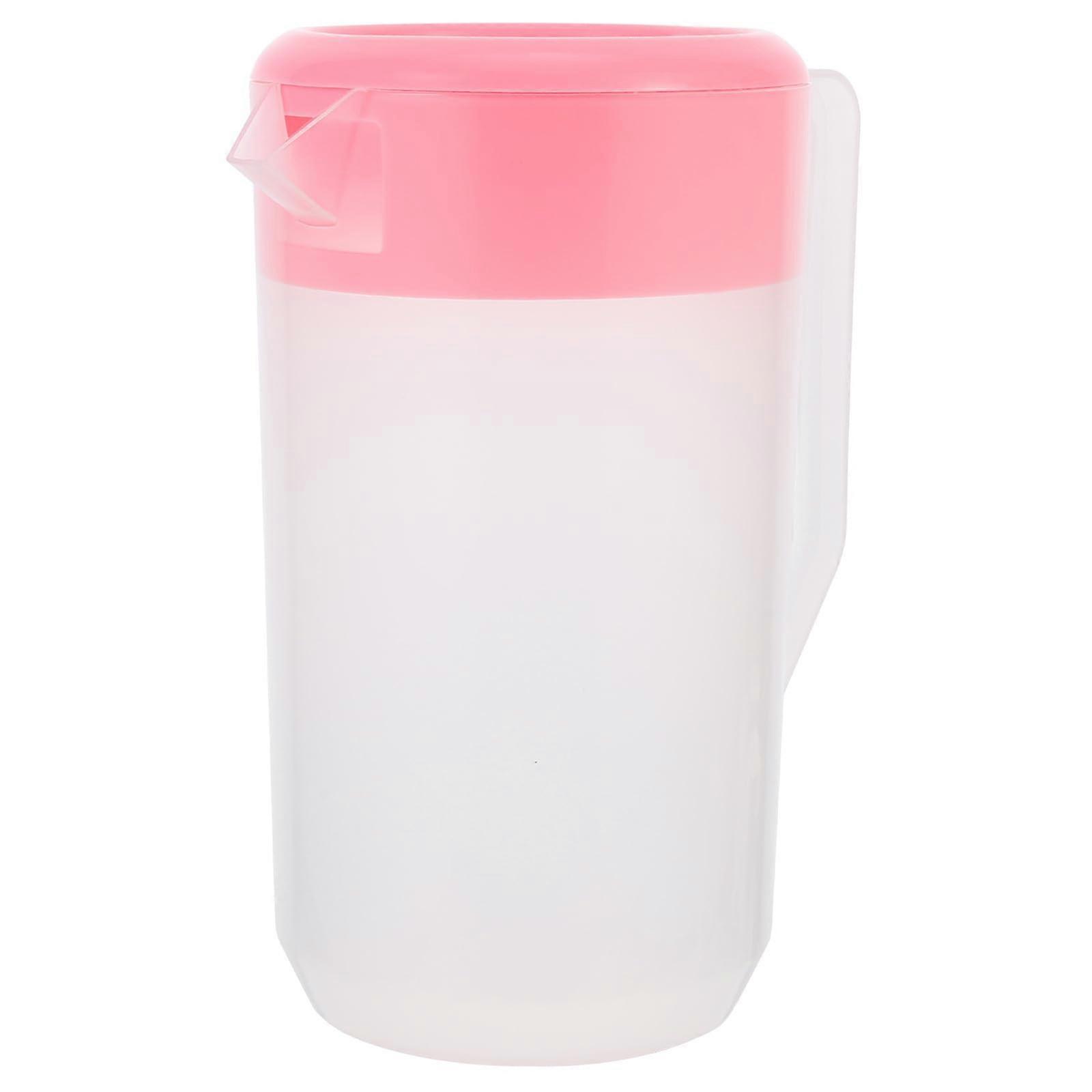 Large Capacity Water Pitcher with Lid and Tap for Iced Tea Juice Thickened Plastic Kettle