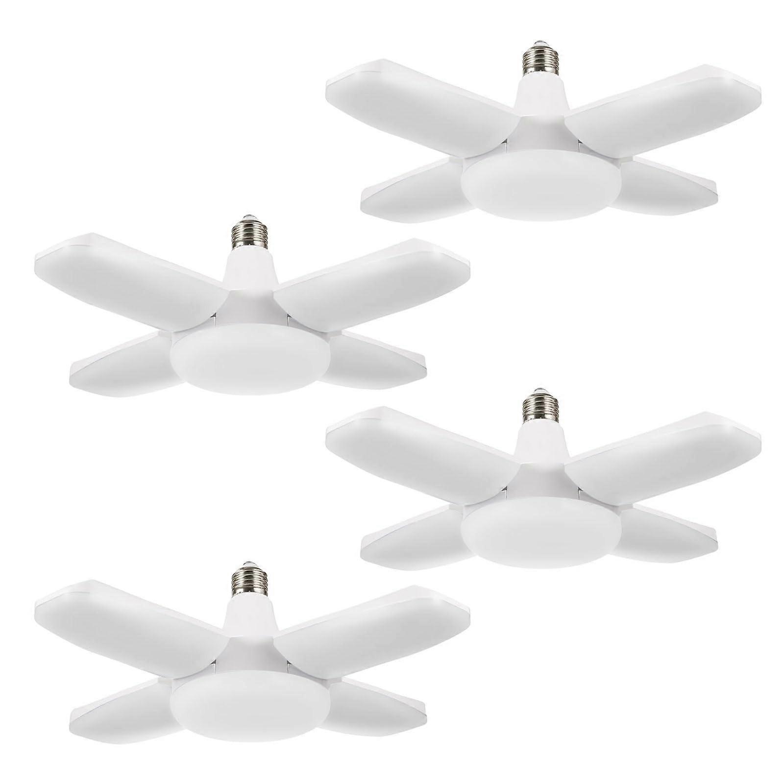 4 Pack LED Garage Light with Motion Sensor, 360° Adjustable 6000LM Daylight Ceiling Fixture 60W