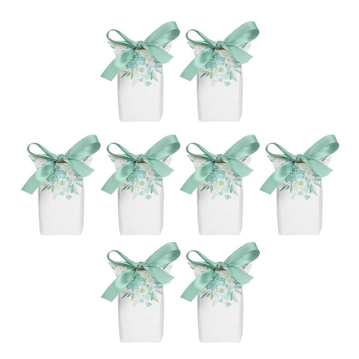 Paper Candy Box Wedding Candy Box for Storage 20Pcs Green Creative Style
