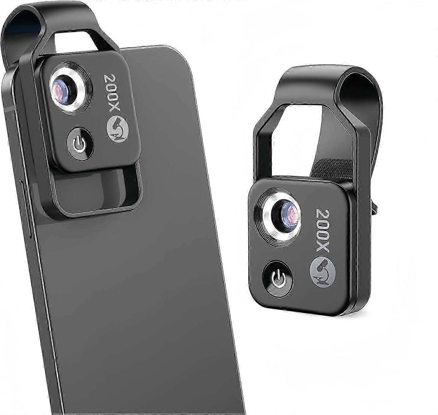 APLMS002 200x Mobile Microscope, Mini Pocket Microscope, 6 LED Light Guides 25-26