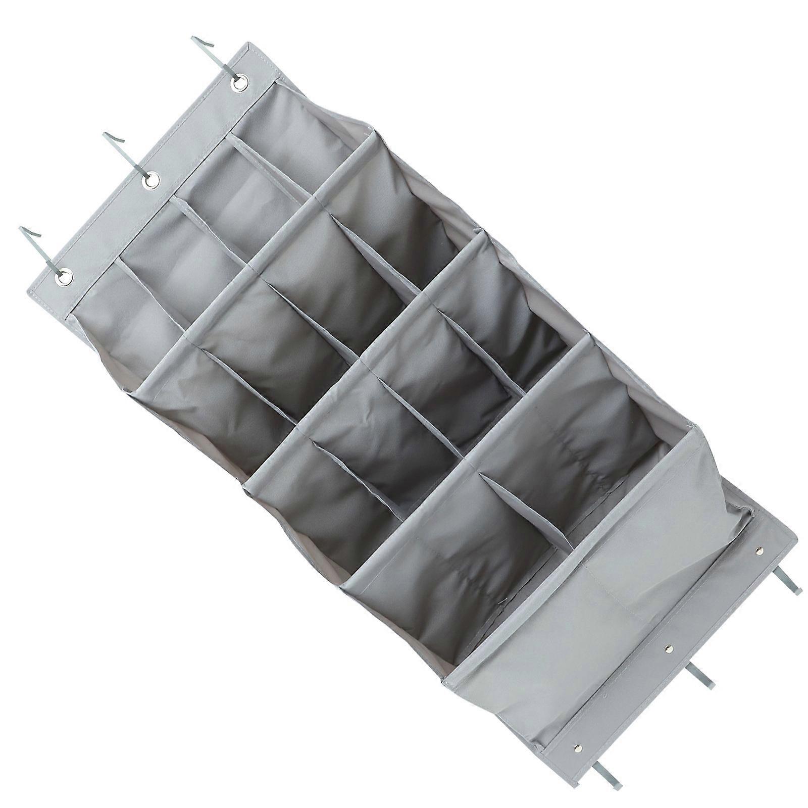 Behind Door Storage Multi-Layer Shoe Pocket Pouch for Home Use 1Set