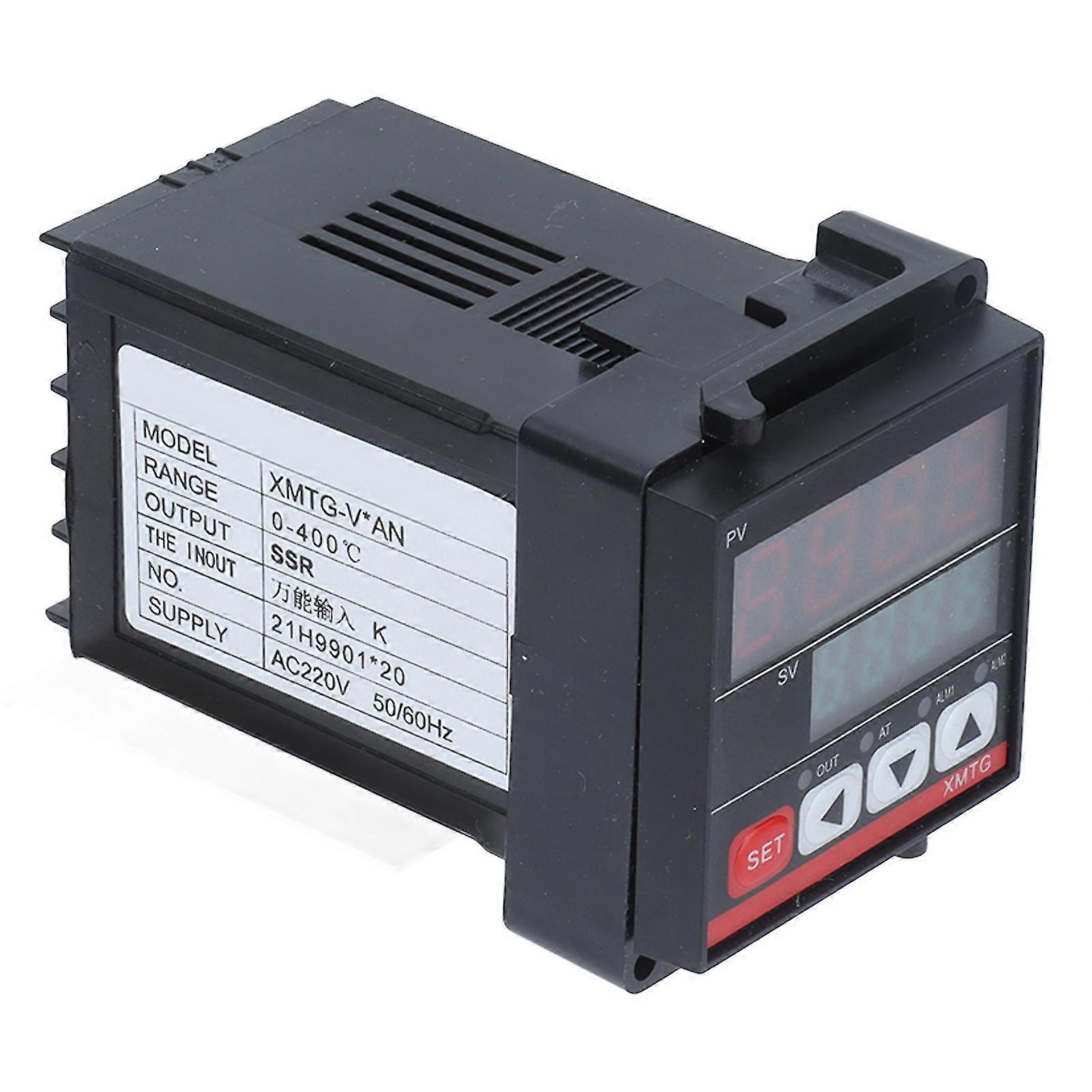 26-27 AC220V SSR Digital Adjustable Intelligent Thermostat Temperature Controller with Buckle Fixing