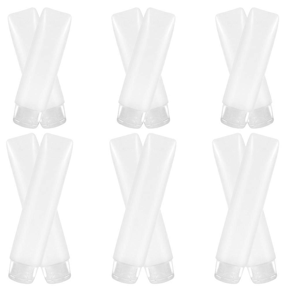 Empty Tubes For Cream Travel Lotion Container Refillable Portable 12Pcs