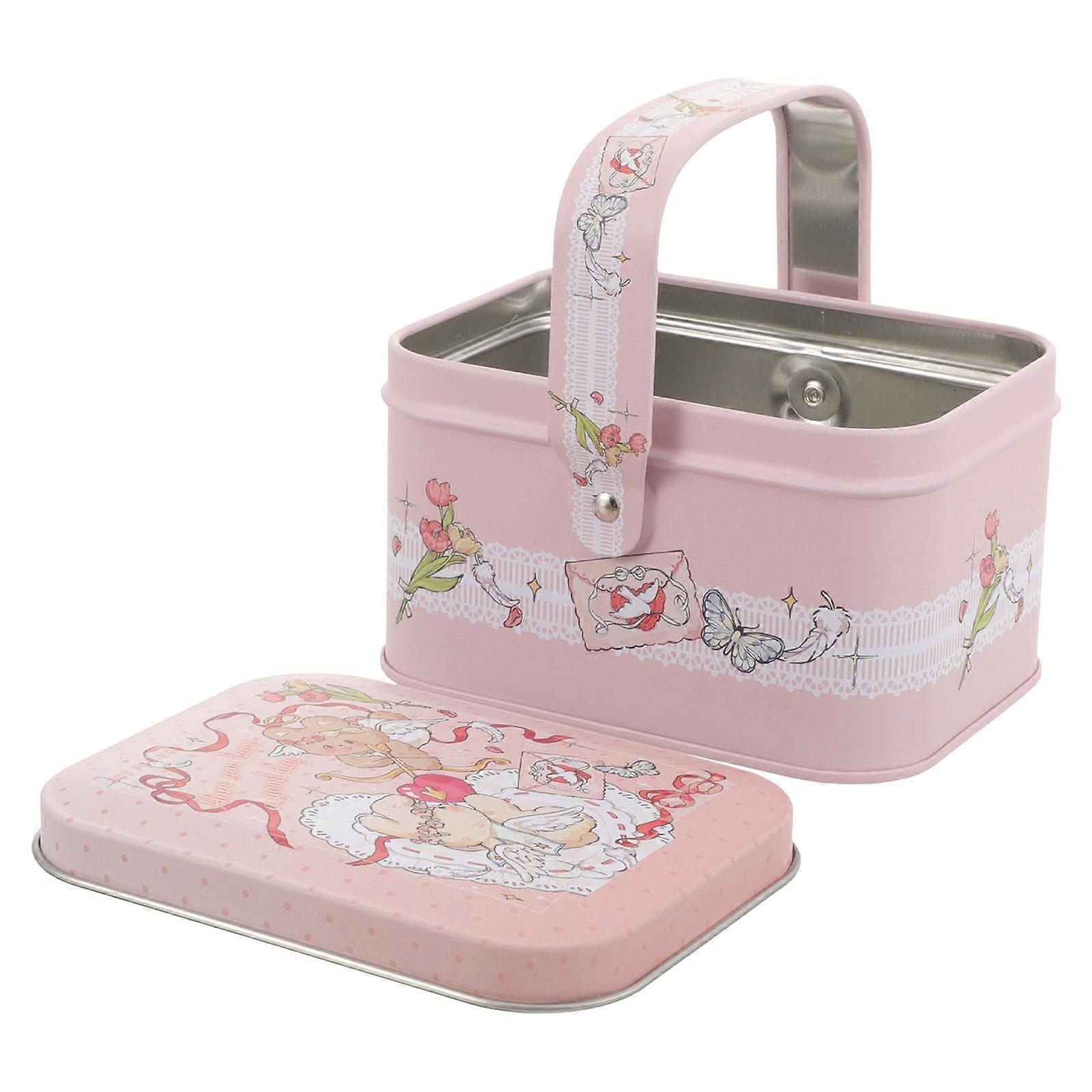 Assorted Color Metal Gift Packing Box for Storage in Tinplate Box