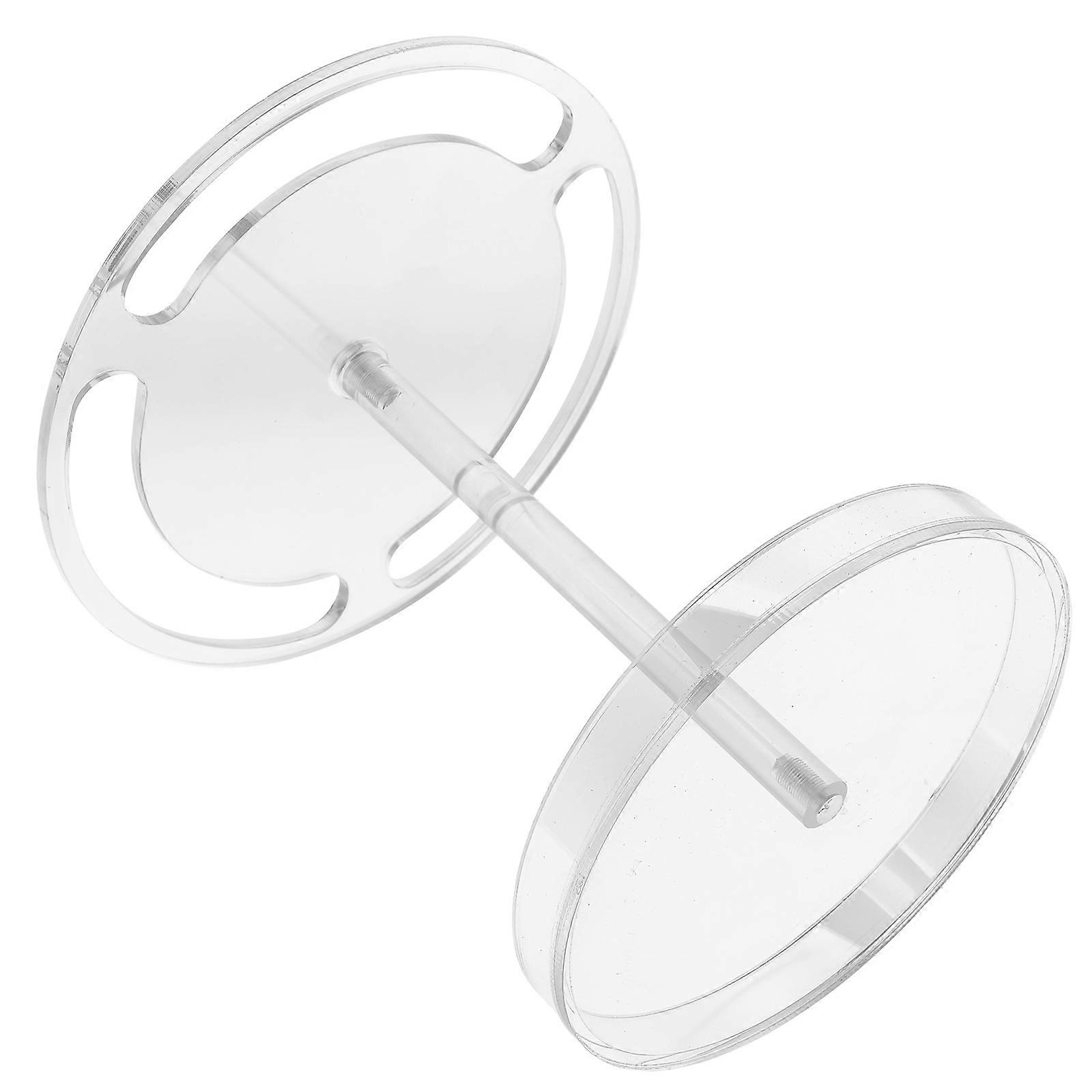 Rotatable Acrylic Sunglasses Organizer for Storage with Trinket Tray