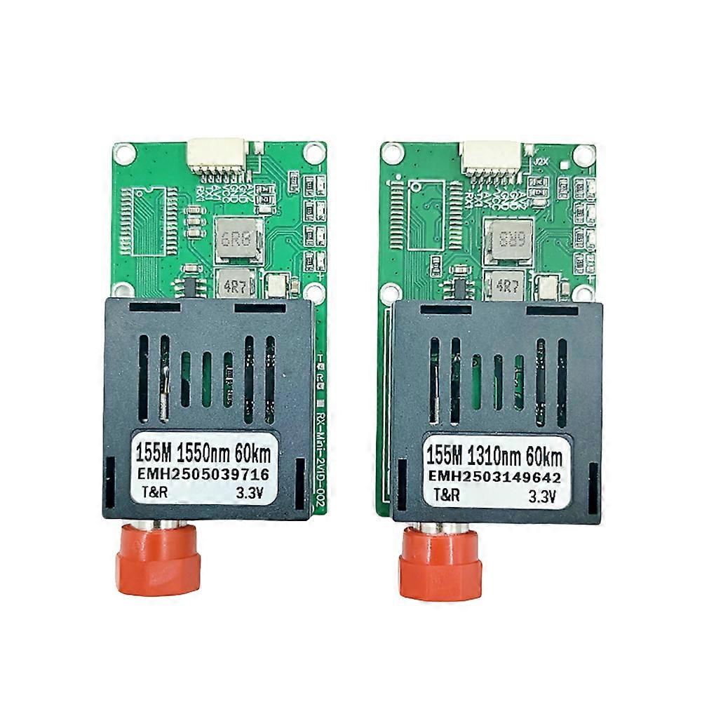 TTL Optical Transceiver Module 60KM Optical End Device Dedicated Optical Port ST Interface Module UART/SBUS