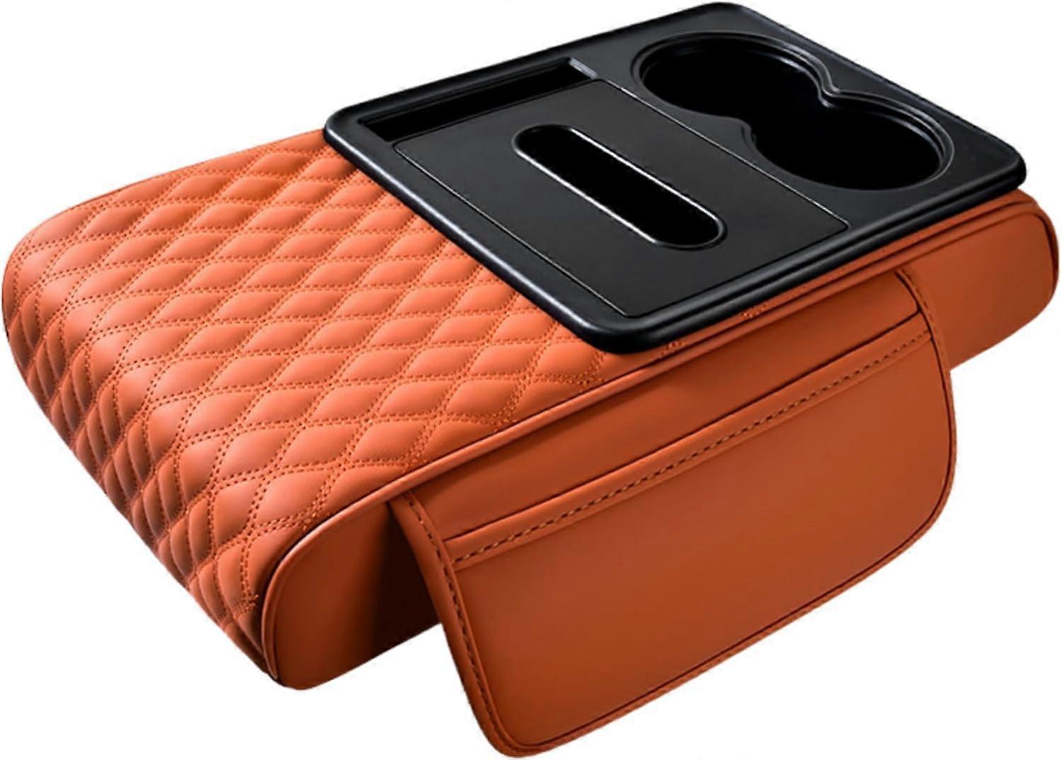 Car Armrest Storage Box with Memory Foam Cushion for Benz C Class 20002007 Console Organizer