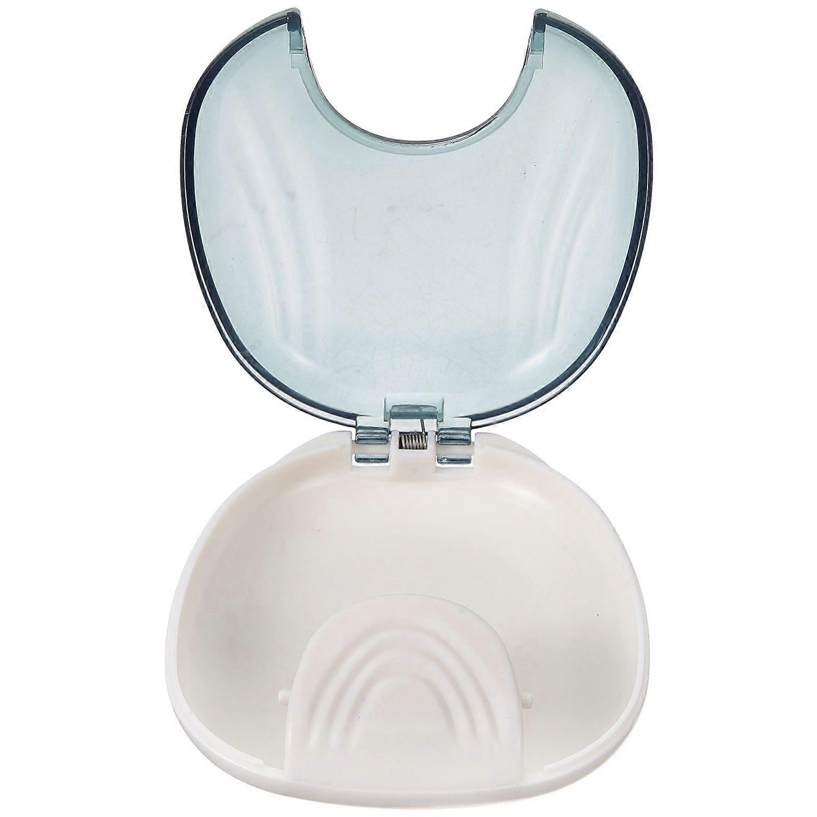 Portable Denture Case Travel Denture Container Small Denture Box Denture Holder